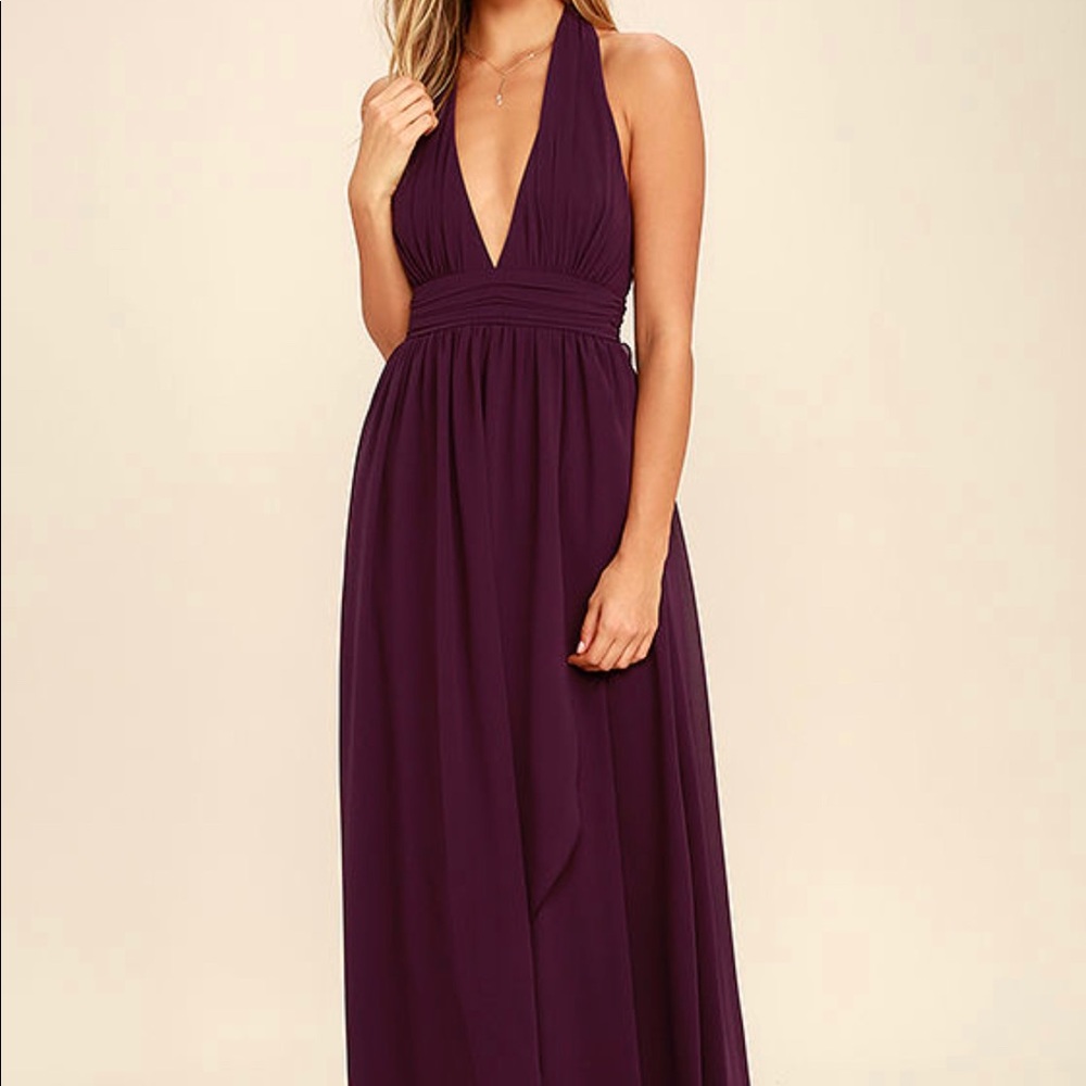 Lulus halter maxi dress